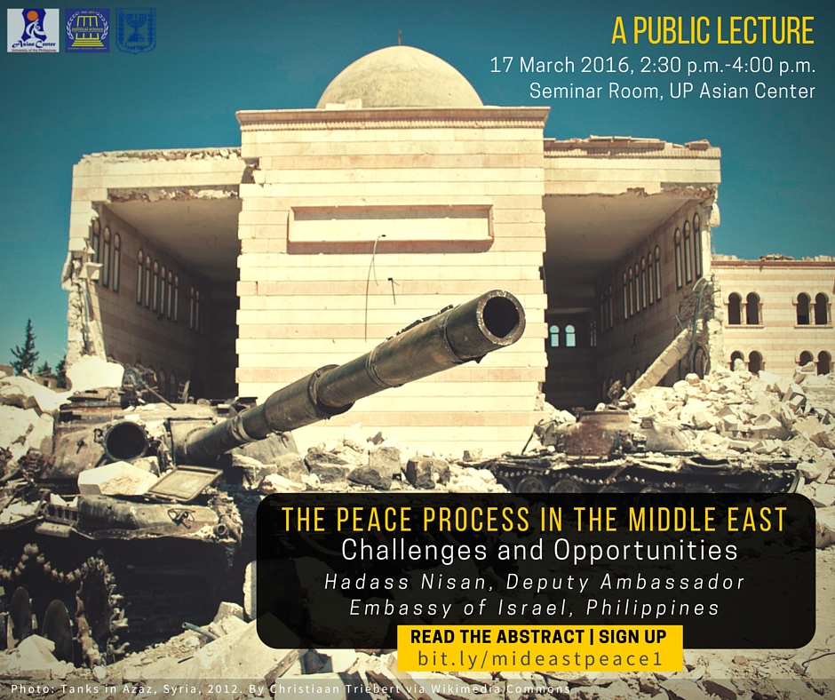 The Peace Process in the Middle East Challenges and Opportunities A